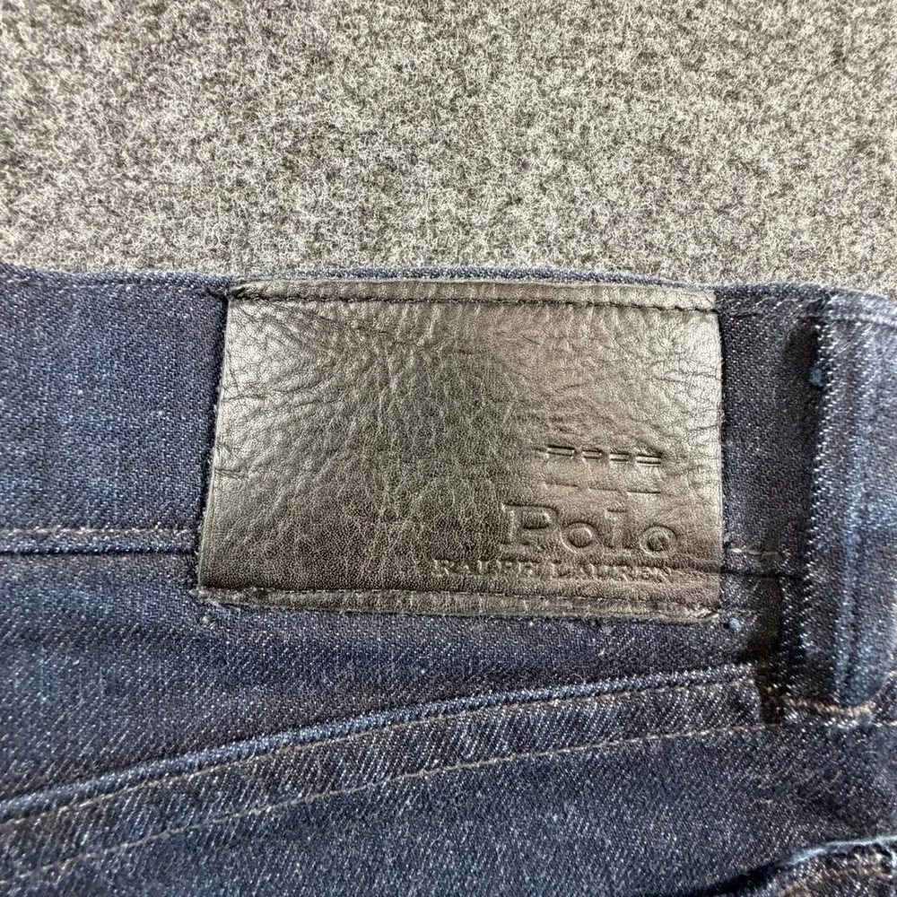 Polo Ralph Lauren Sullivan Slim Jeans Mens 34x32 Dark Wash Indigo Denim Pants - Picture 9 of 12